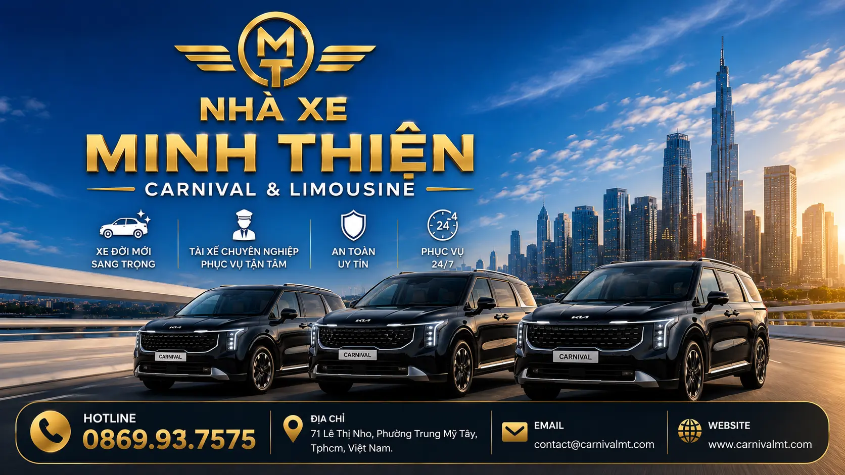 Banner nhà xe minh thiện