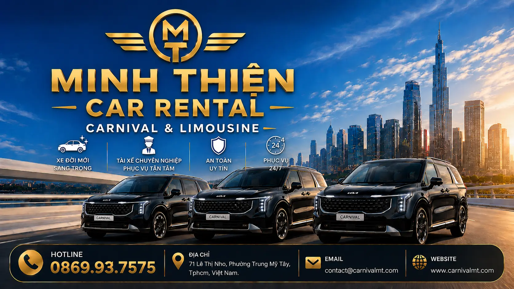 banner Minh Thiện Car Rental